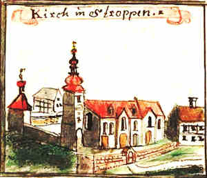 Kirch in Stroppen - Koci, widok oglny